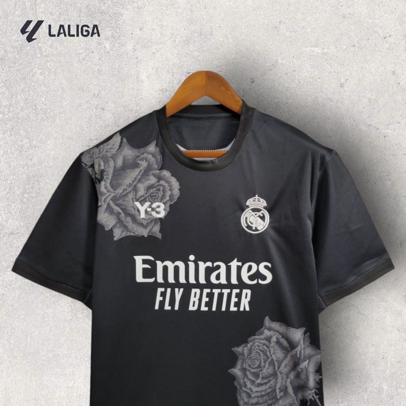 Camisa Real Madrid Masculino - Temporada 2023/24 - Edição Colab Y-3 Preto