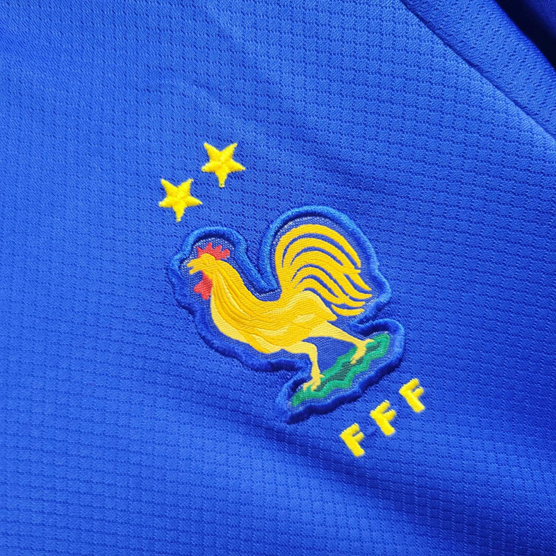 Kit Infantil Manga Longa França - Temporada 2024/25 - Home