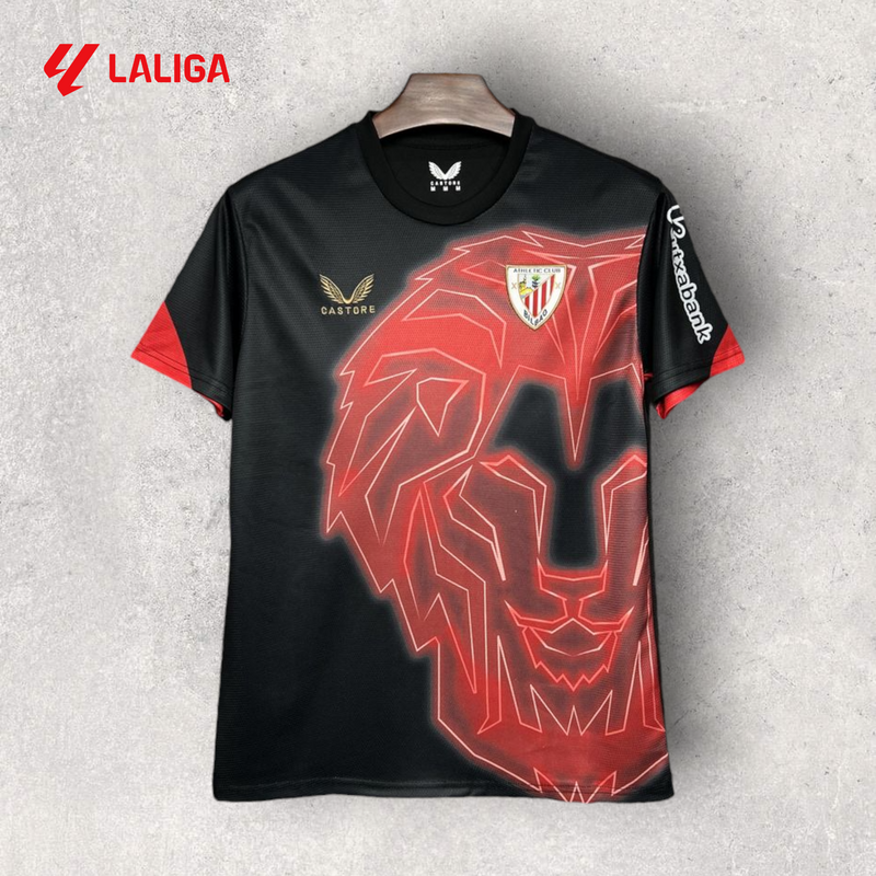 Camisa Atlético de Bilbao Masculino - Temporada 2024/25 - Uniforme Pré-Jogo