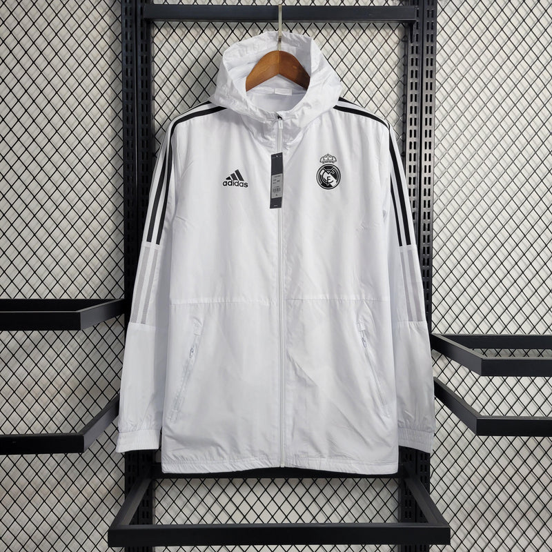 Windbreak Corta-Vento Real Madrid Masculino - Branco