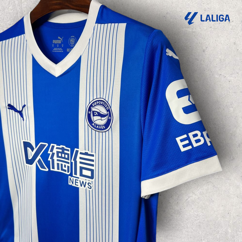 Camisa Alavés Masculino - Temporada 2024/25 - Home