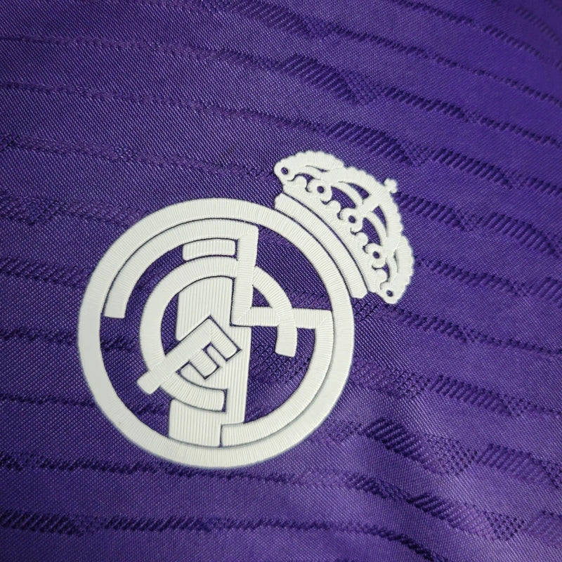 Camisa Real Madrid Masculino - Temporada 2023/24 - Edição Colab Y-3 Roxo (Versão Jogador)