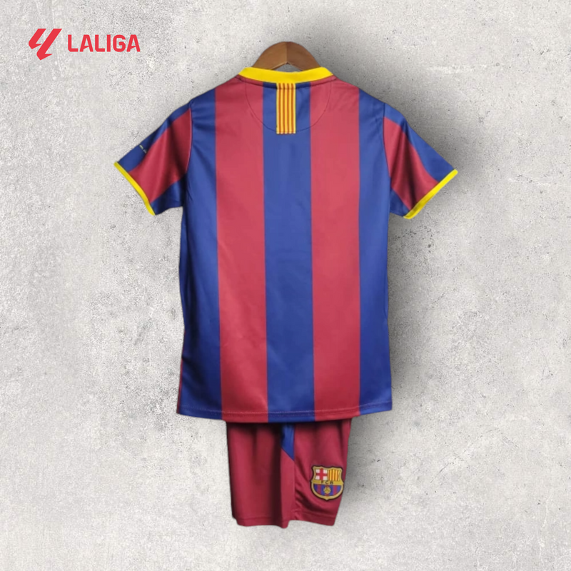 Kit Infantil Retrô Barcelona - Temporada 2010/11 - Home