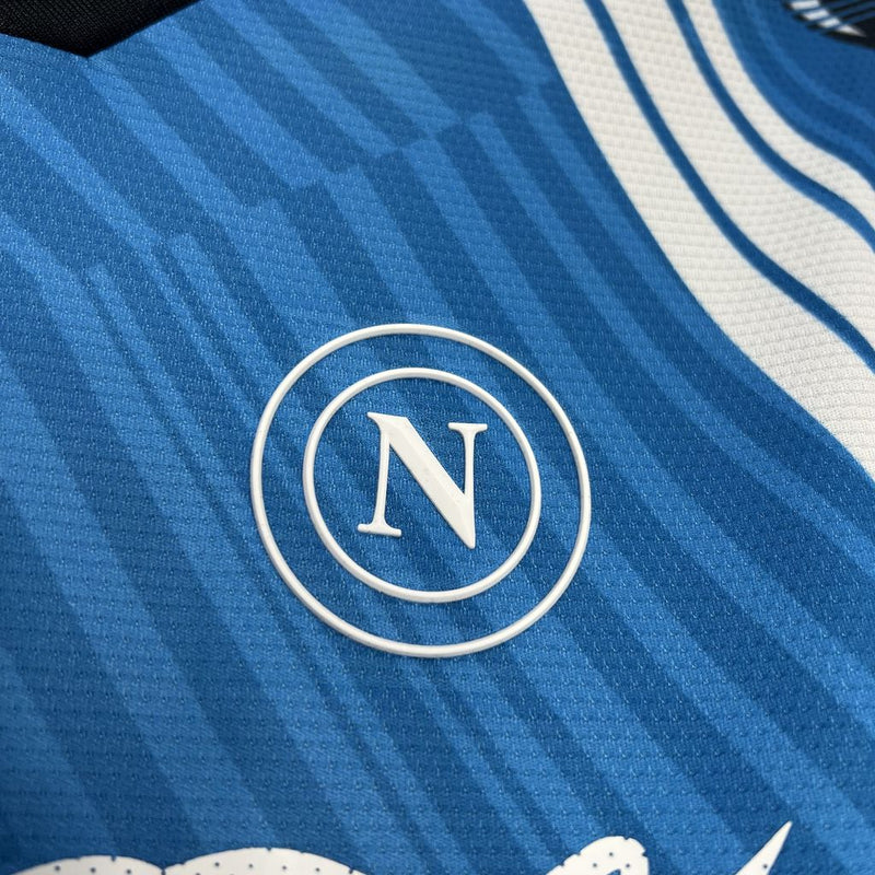 Camisa Napoli Masculino - Temporada 2024/25 - Uniforme Pré-Jogo II "Joint Edition"