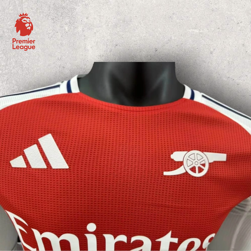 Camisa Manga Longa Arsenal Masculino - Temporada 2024/25 - Home (Versão Jogador)