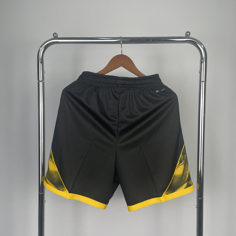 Short Golden State Warriors - Preto e Amarelo