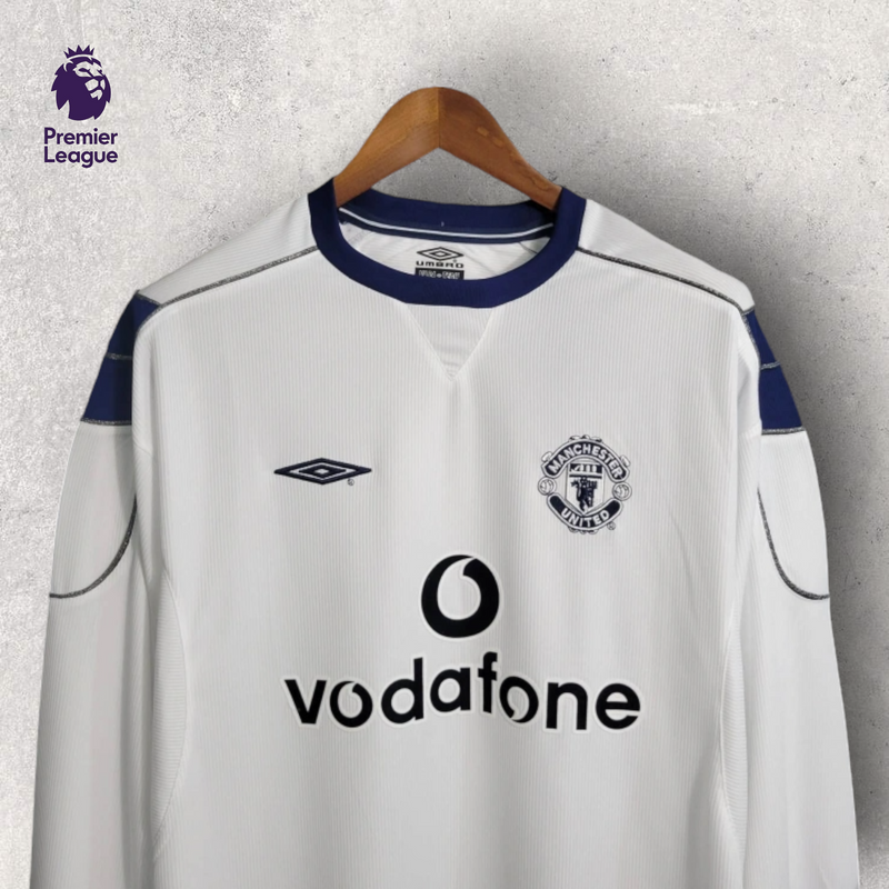 Retrô Manga Longa Manchester United - Temporada 1999/00 - Uniforme III