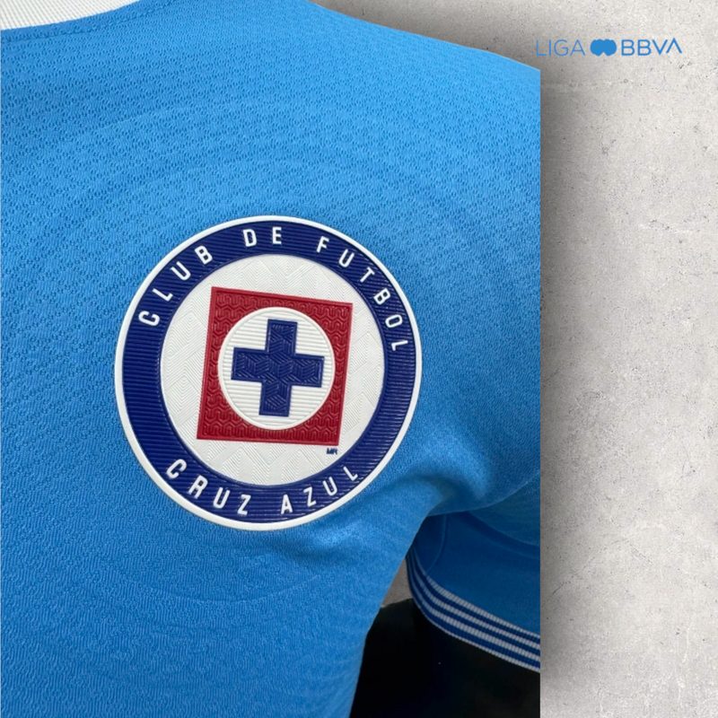 Camisa Cruz Azul Masculino - Temporada 2024/25 - Home (Versão Jogador)