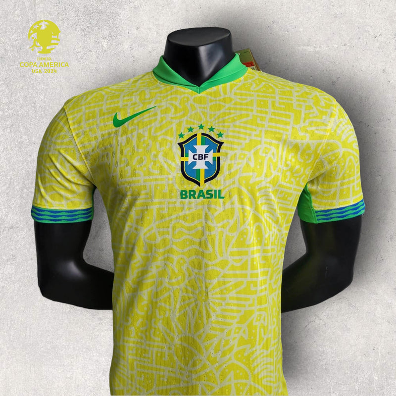 Camisa Brasil Masculino - Temporada 2024/25 - Home (Versão Jogador)