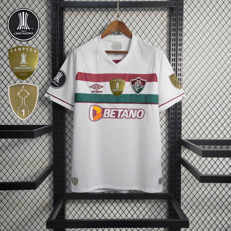 Camisa Fluminense Masculino - Temporada 2023/24 - Away (Três Patches Libertadores)