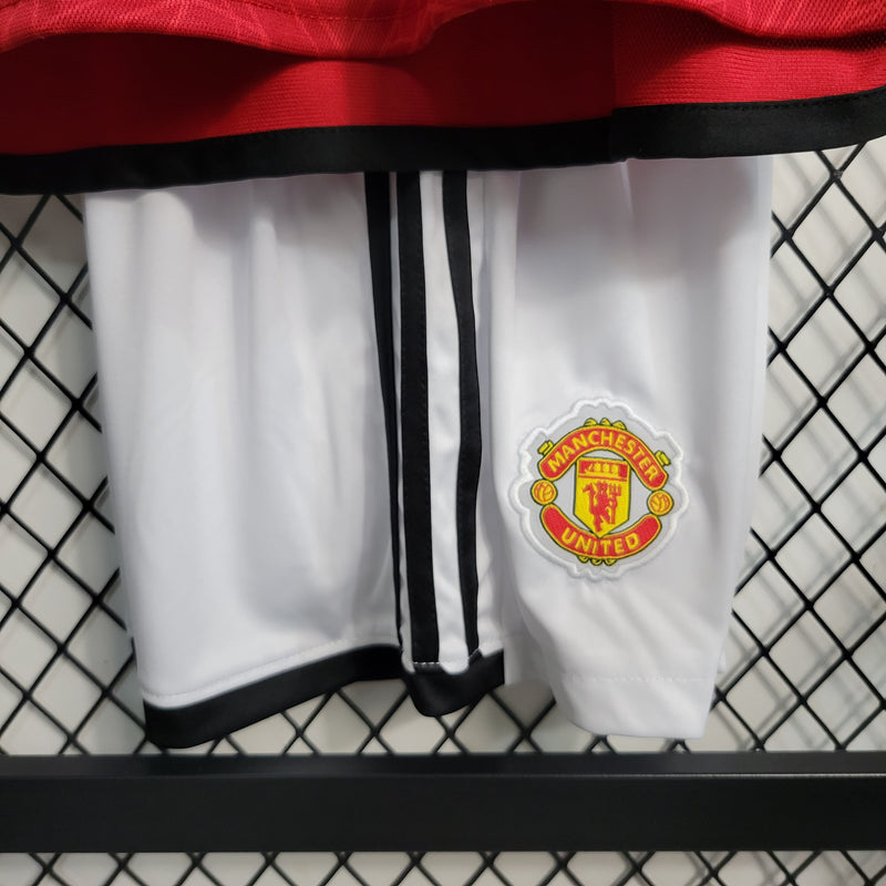 Kit Infantil Manchester United - Temporada 2023/24 - Home