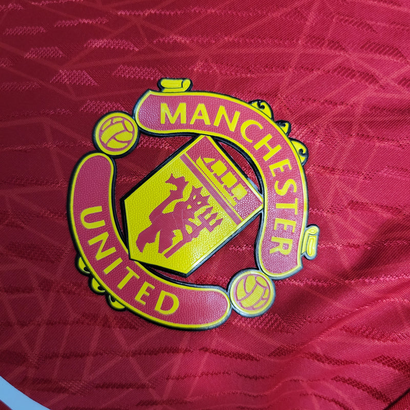 Camisa Manchester United Masculino - Temporada 2023/24 - Home (Versão Jogador)