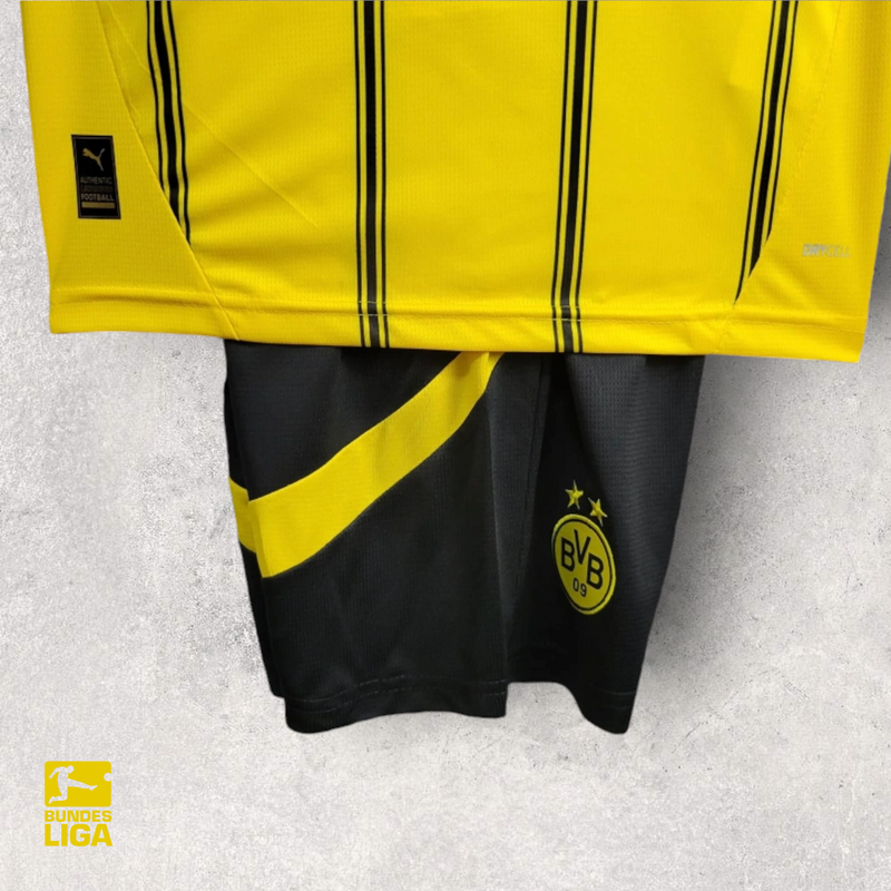 Kit Infantil Borussia Dortmund - Temporada 2024/25 - Home "Liga"