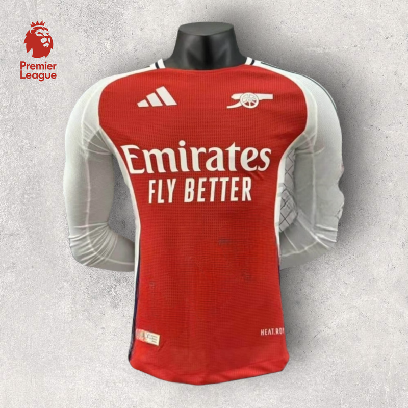 Camisa Manga Longa Arsenal Masculino - Temporada 2024/25 - Home (Versão Jogador)