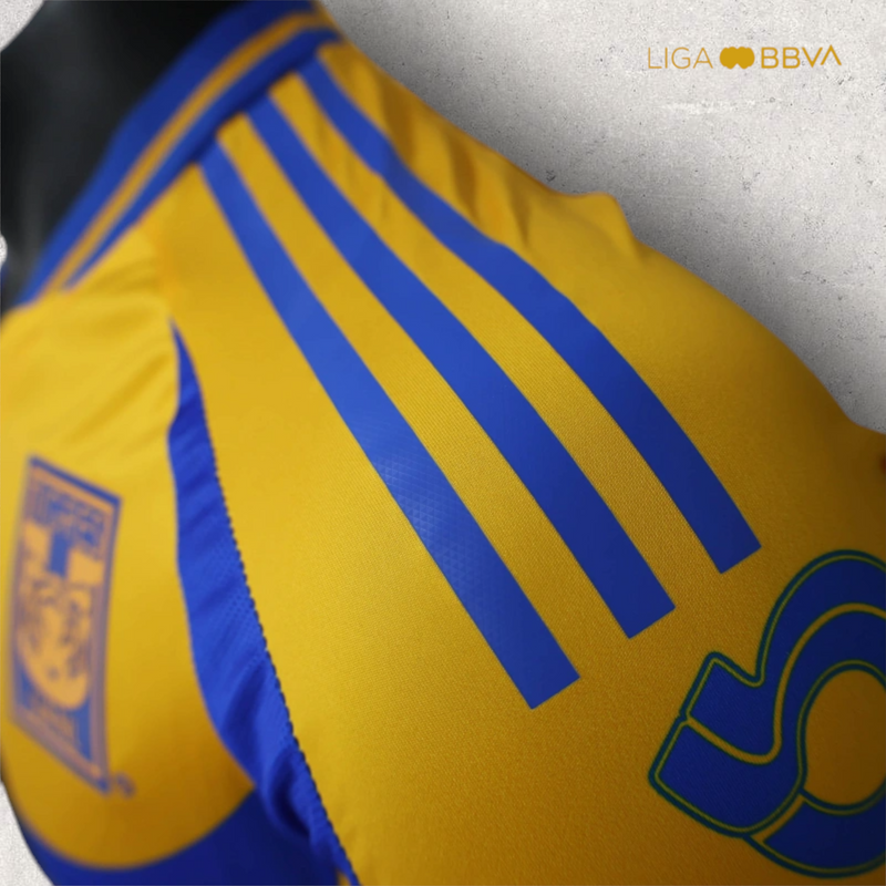 Camisa Tigres UANL Masculino - Temporada 2024/25 - Home (Versão Jogador)