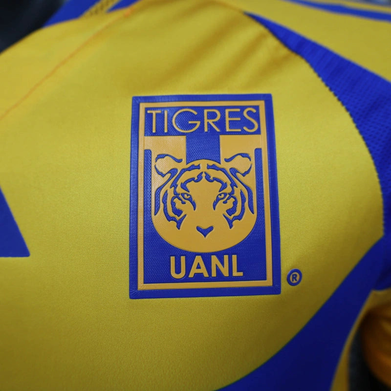 Camisa Tigres UANL Masculino - Temporada 2024/25 - Home (Versão Jogador)