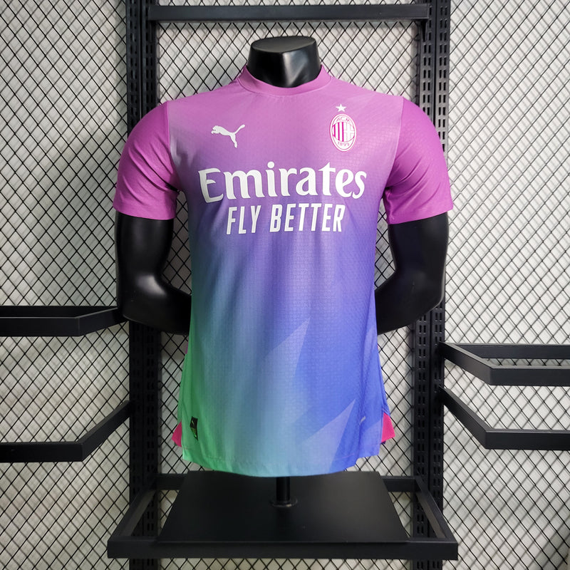 Camisa Milan Masculino - Temporada 2023/24 - Uniforme III (Versão Jogador)