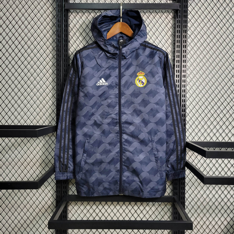 Windbreak Corta-Vento Real Madrid Masculino - Azul