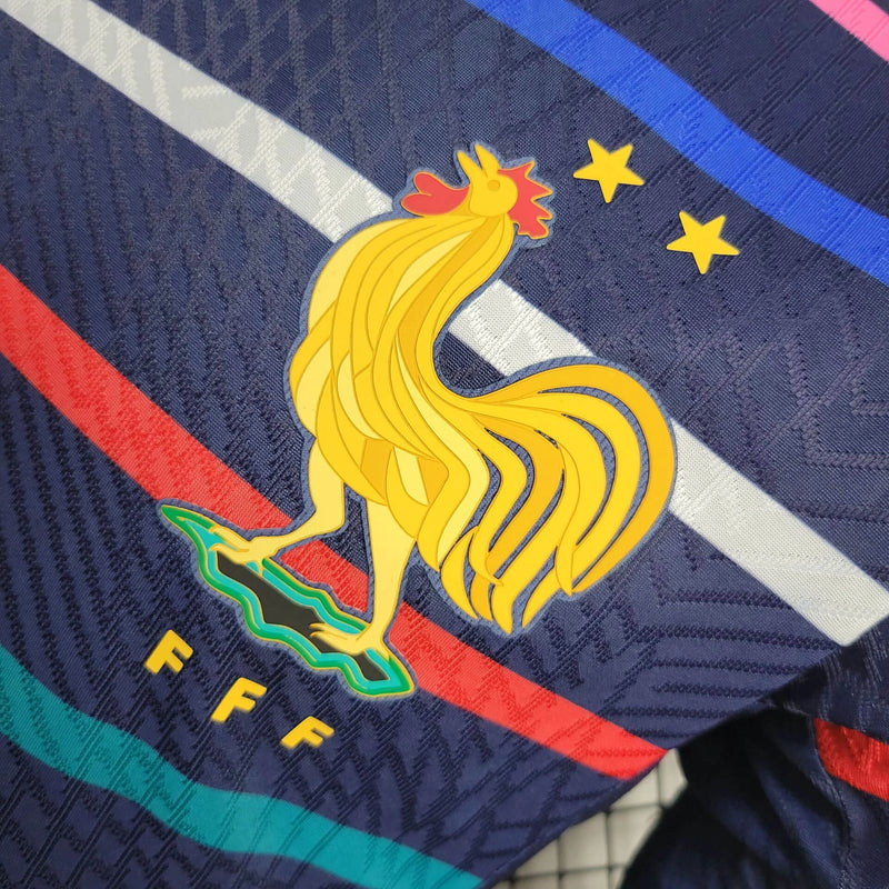 Camisa França Masculino - Temporada 2024/25 - Uniforme de Treino (Versão Jogador)