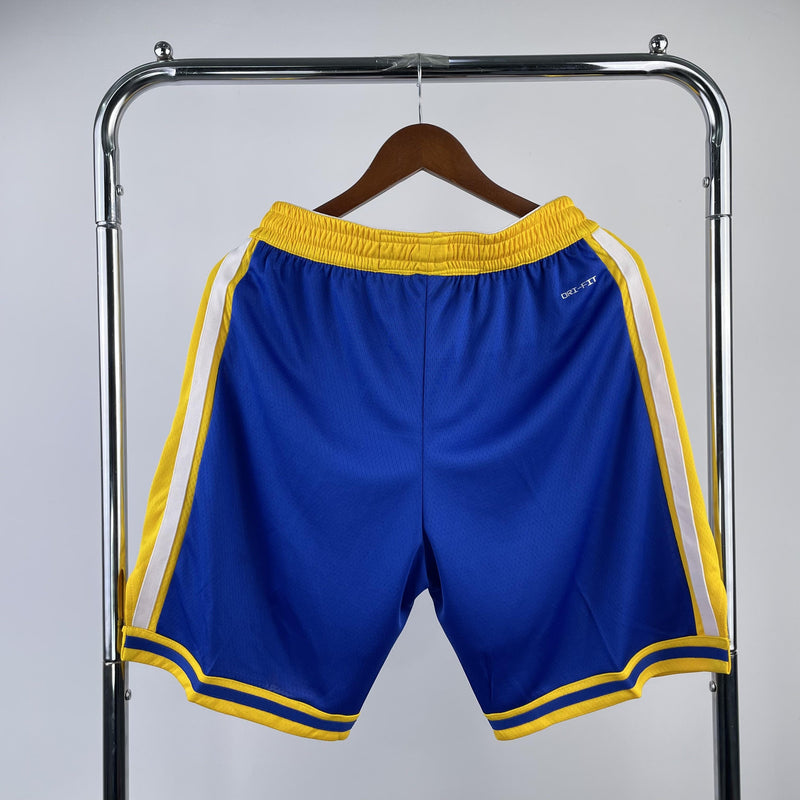 Short Golden State Warriors - Azul e Amarelo