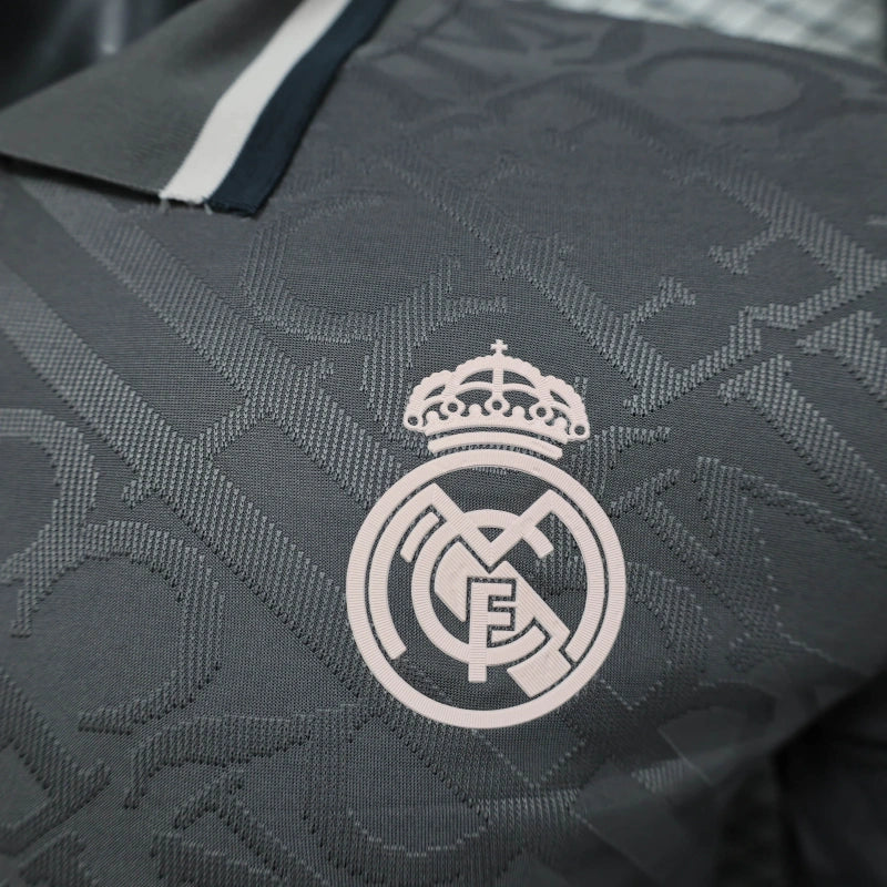 Camisa Manga Longa Real Madrid Masculino - Temporada 2024/25 - Uniforme III (Versão Jogador)