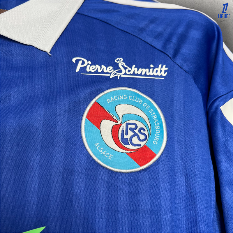 Camisa RC Strasbourg Masculino - Temporada 2024/25 - Home