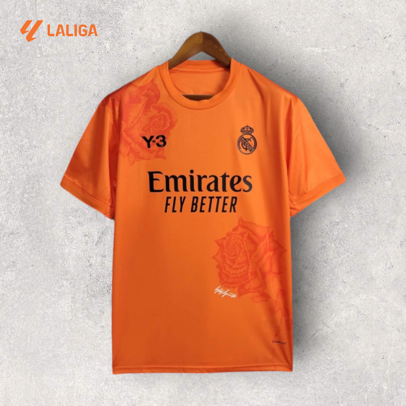 Camisa Real Madrid Masculino - Temporada 2024/25 - Edição Colab Y-3 Laranja