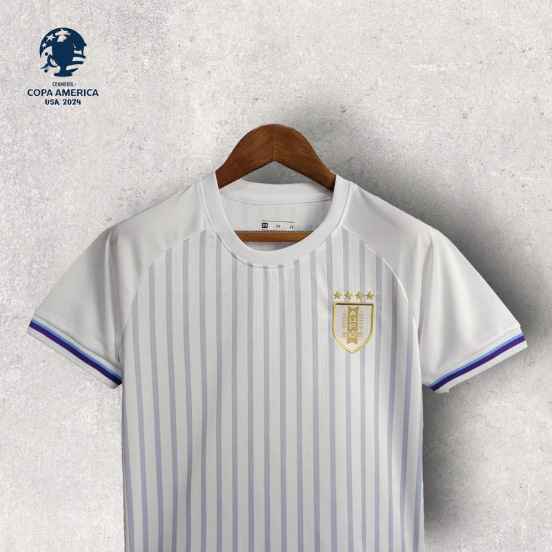 Kit Infantil Uruguai - Temporada 2024/25 - Uniforme Tampão Away