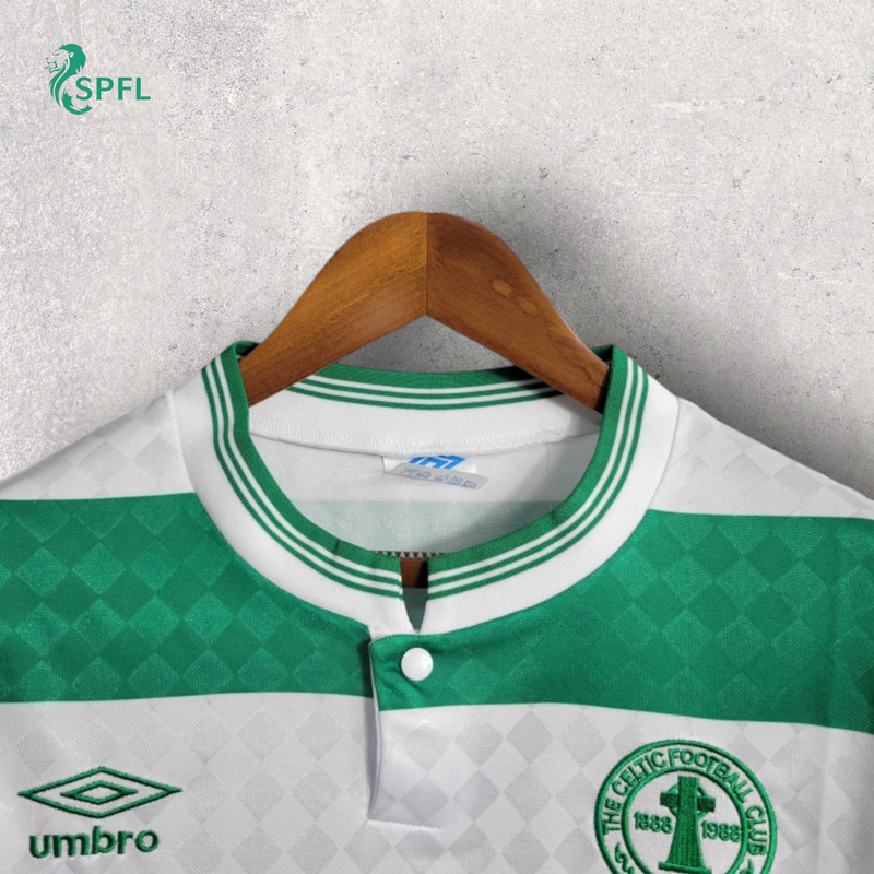 Retrô Manga Longa Celtic FC - Temporada 1987/88 - Home