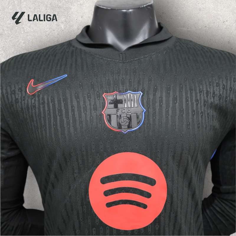 Camisa Manga Longa Barcelona Masculino - Temporada 2024/25 - Away (Versão Jogador)