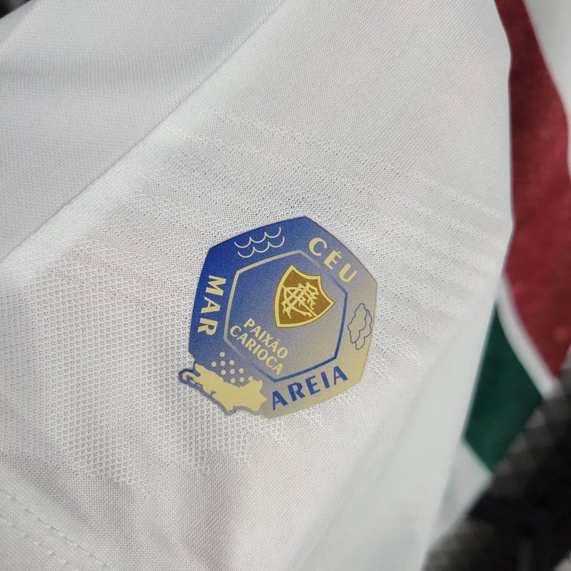 Camisa Fluminense Masculino - Temporada 2024/25 - Away (Todos os patrocínios + Patch Libertadores)