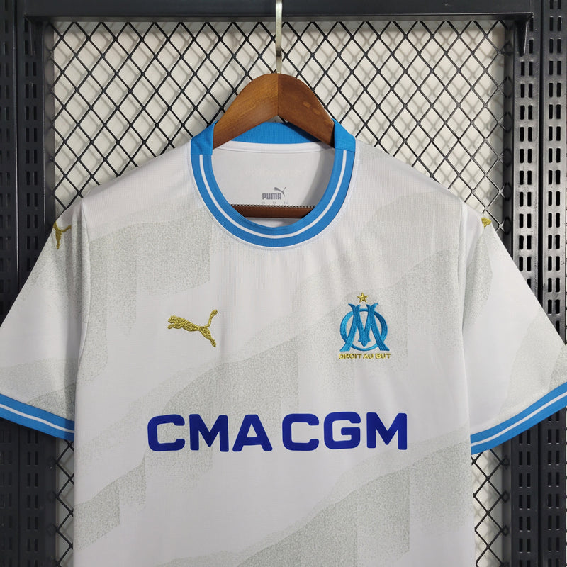Camisa Marseille Masculino - Temporada 2023/24 - Home