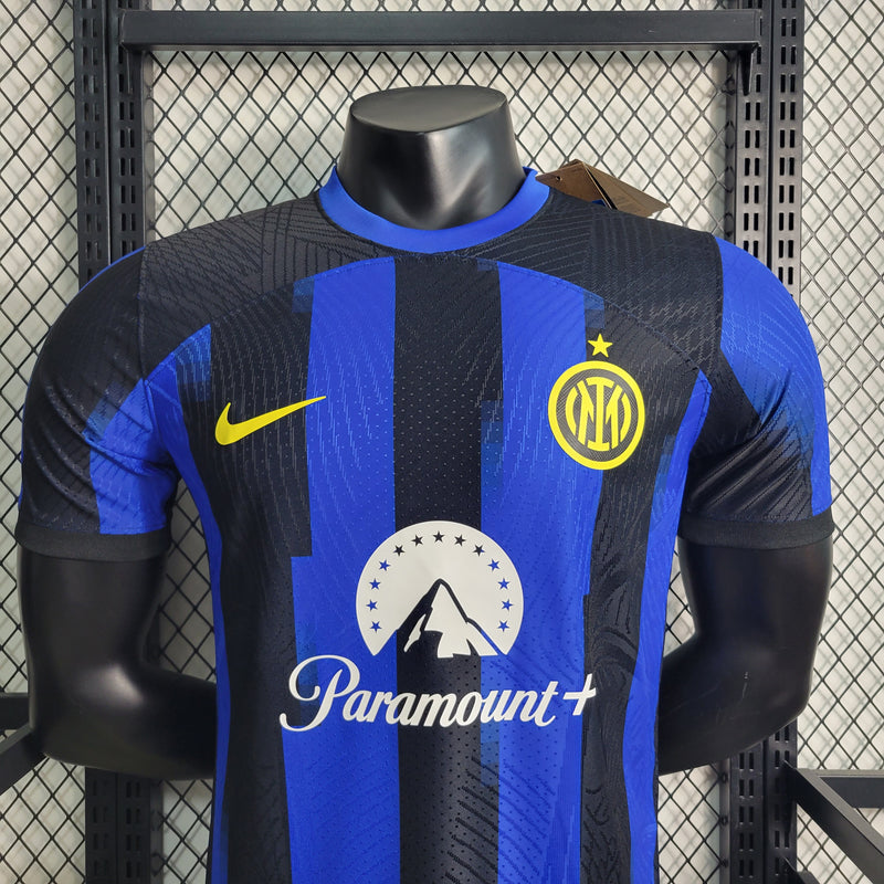 Camisa Inter de Milão Masculino - Temporada 2023/24 - Home (Versão Jogador)