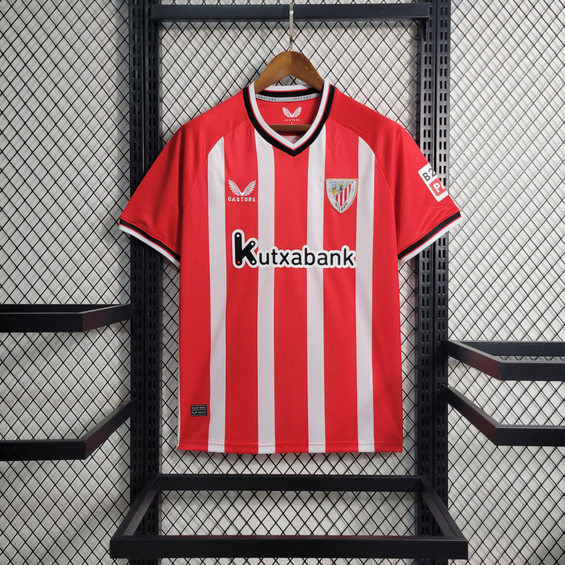 Camisa Atlético de Bilbao Masculino - Temporada 2023/24 - Home