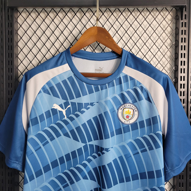 Camisa Manchester City Masculino - Temporada 2023/24 - Uniforme Pré-Jogo I