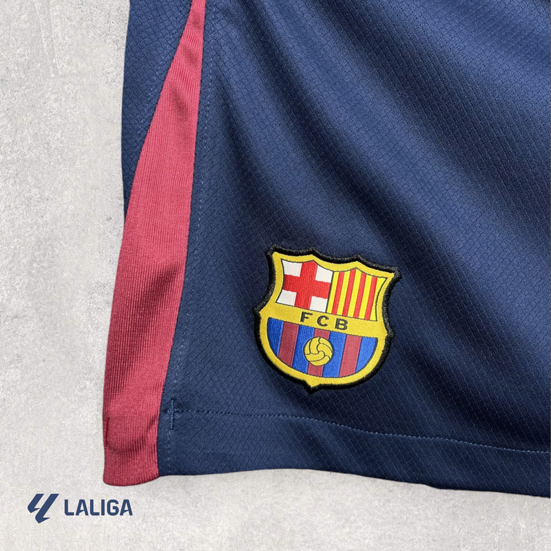 Short Barcelona Masculino - Temporada 2024/25 - Home