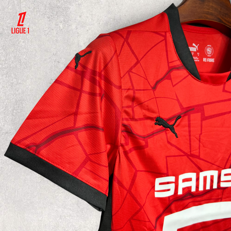 Camisa Rennes Masculino - Temporada 2024/25 - Home