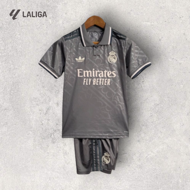 Kit Infantil Real Madrid - Temporada 2024/25 - Uniforme III