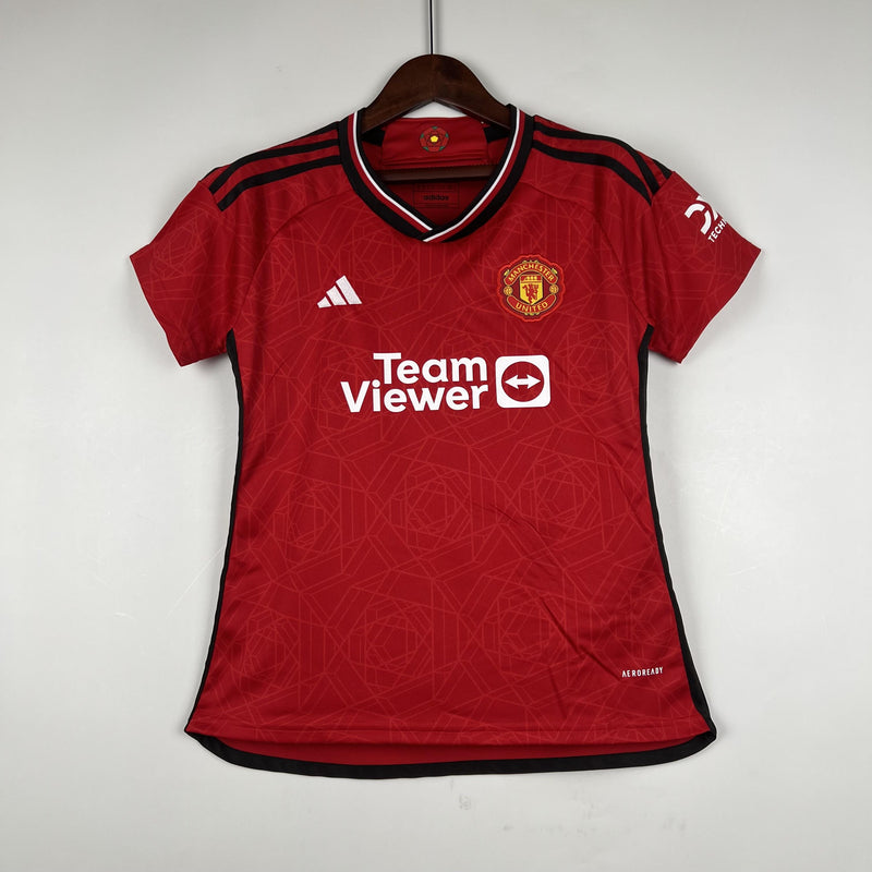Camisa Manchester United Feminina - Temporada 2023/24 - Home