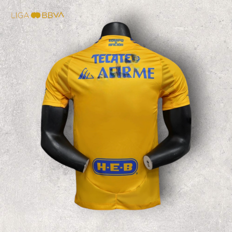 Camisa Tigres UANL Masculino - Temporada 2024/25 - Home (Versão Jogador)