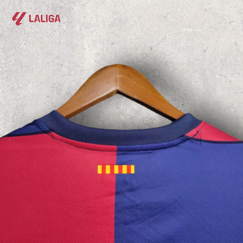 Camisa Manga Longa Barcelona Masculino - Temporada 2024/25 - Home