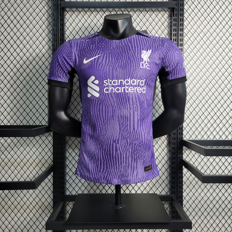 Camisa Liverpool Masculino - Temporada 2023/24 - Uniforme III (Versão Jogador)