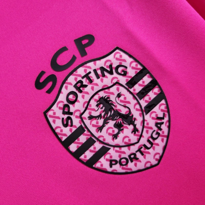 Camisa Sporting CP Masculino - Temporada 2024/25 - Edição Especial "Outubro Rosa"