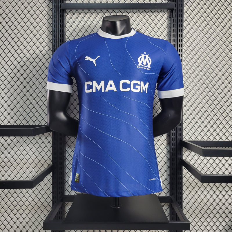 Camisa Marseille Masculino - Temporada 2023/24 - Away (Versão Jogador)