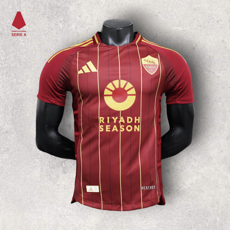 Camisa Roma Masculino - Temporada 2024/25 - Home (Versão Jogador)