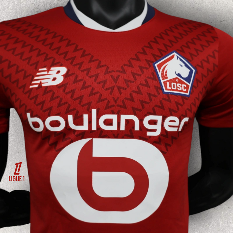 Camisa Lille OSC Masculino - Temporada 2024/25 - Home (Versão Jogador)