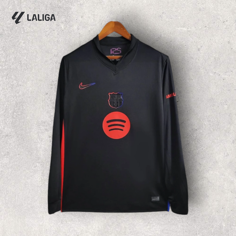 Camisa Manga Longa Barcelona Masculino - Temporada 2024/25 - Away