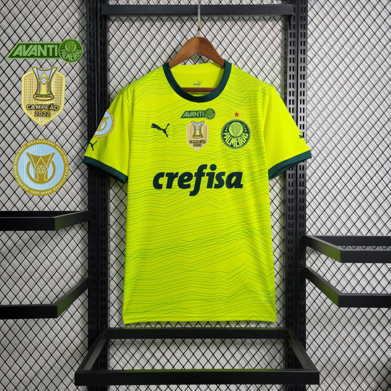 Camisa Palmeiras Masculino - Temporada 2023/24 - Uniforme III (Todos os patrocínios + Três Patches)