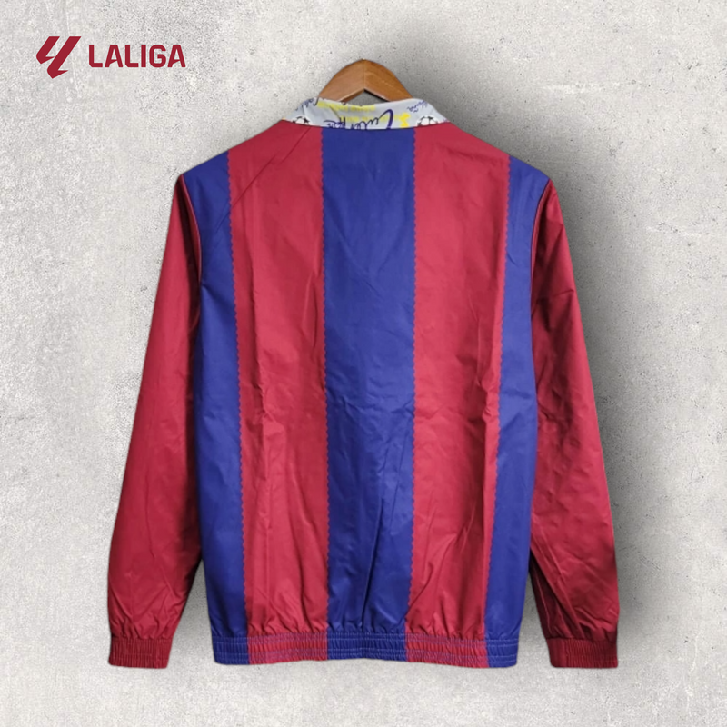 Windbreak Corta-Vento Barcelona Masculino - Azul Claro e Blaugrana (Dupla Face)