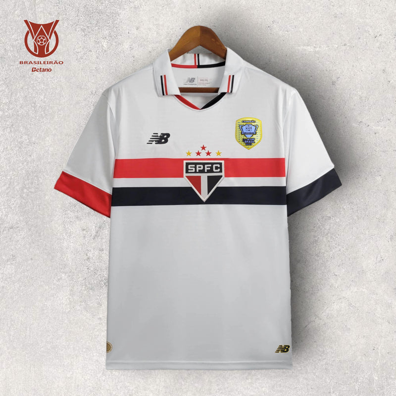 Camisa São Paulo Masculino - Temporada 2024/25 - Home (Um Patch)